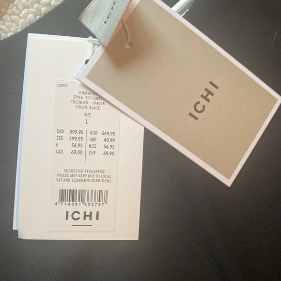 Black Ichi Only Mine Tunic Dress - Picture 5 of 5